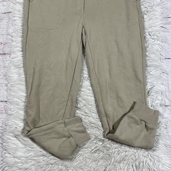 Something Navy Tan Bridget Button Waist High Rise Sweatpants - Picture 7 of 10